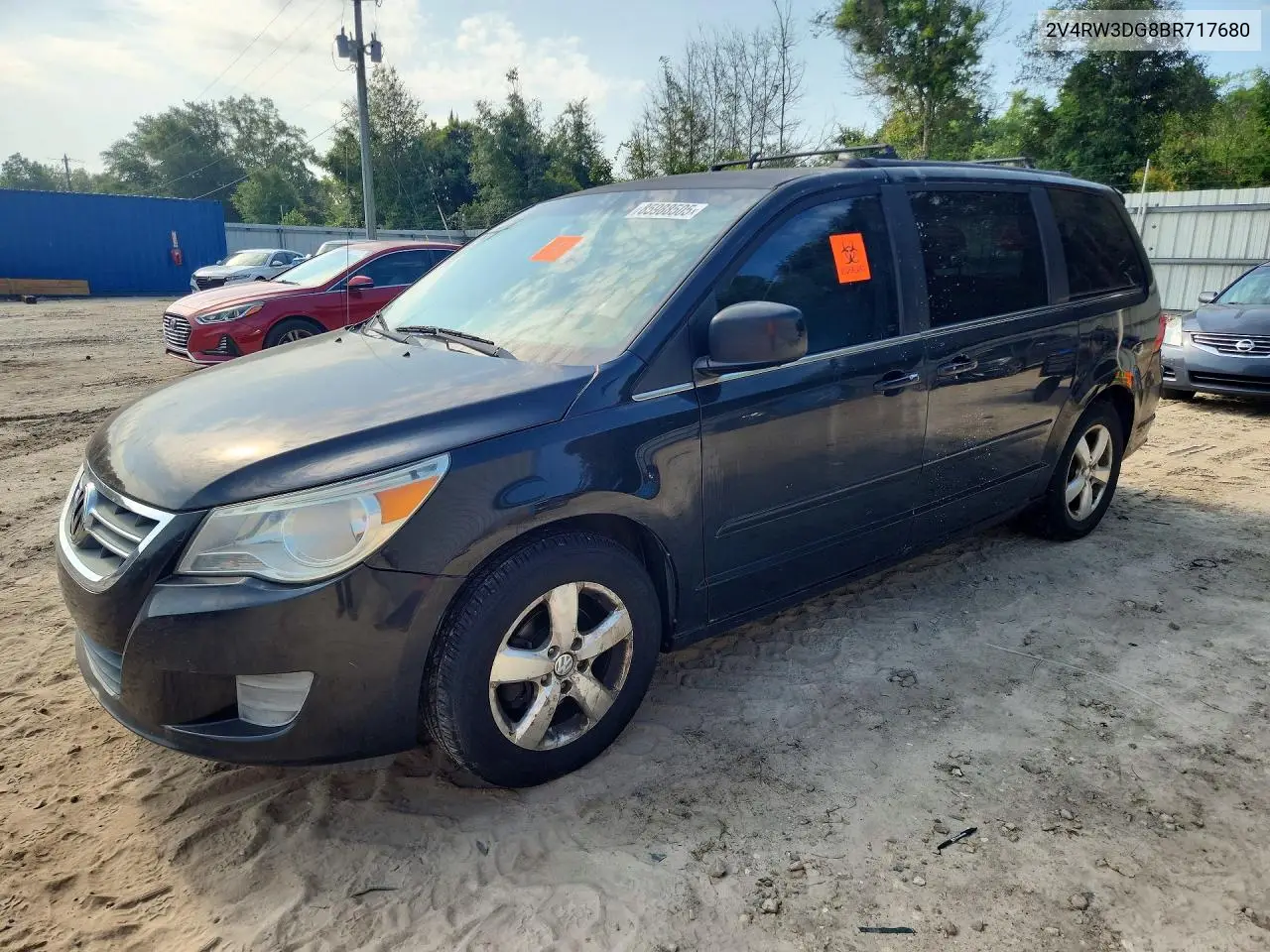 2011 Volkswagen Routan Se VIN: 2V4RW3DG8BR717680 Lot: 85988505