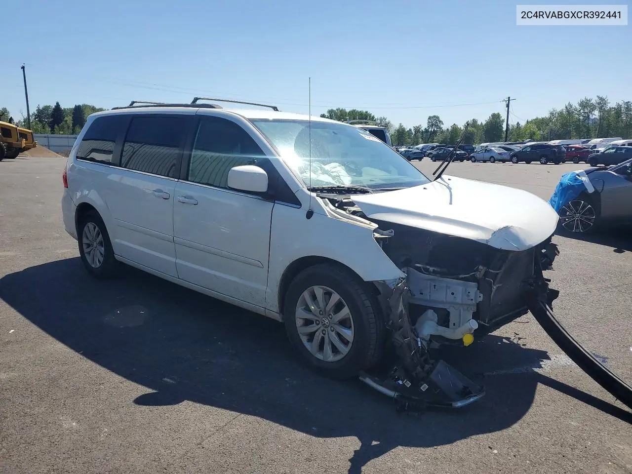 2012 Volkswagen Routan Se VIN: 2C4RVABGXCR392441 Lot: 48545936