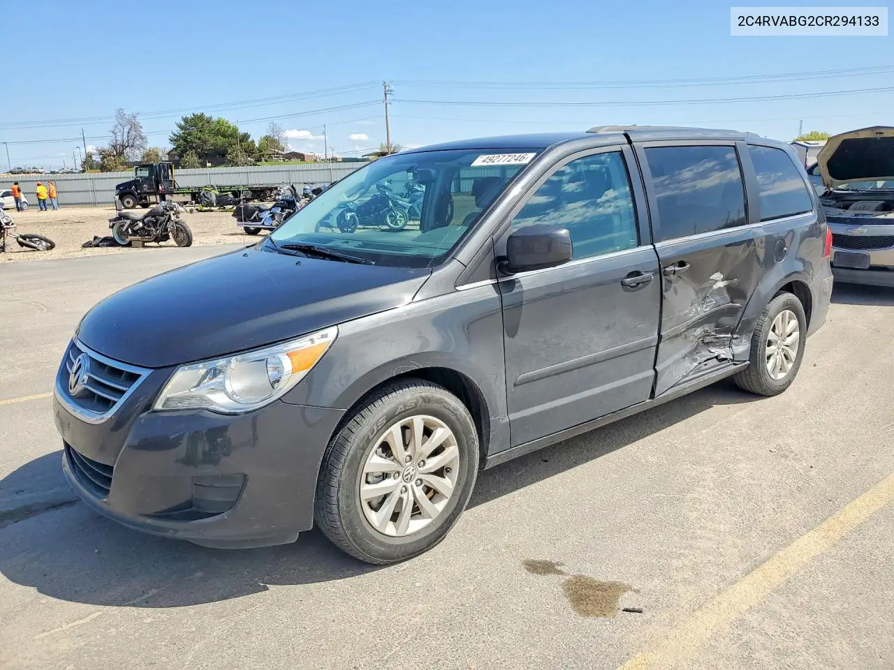 2012 Volkswagen Routan VIN: 2C4RVABG2CR294133 Lot: 49277246