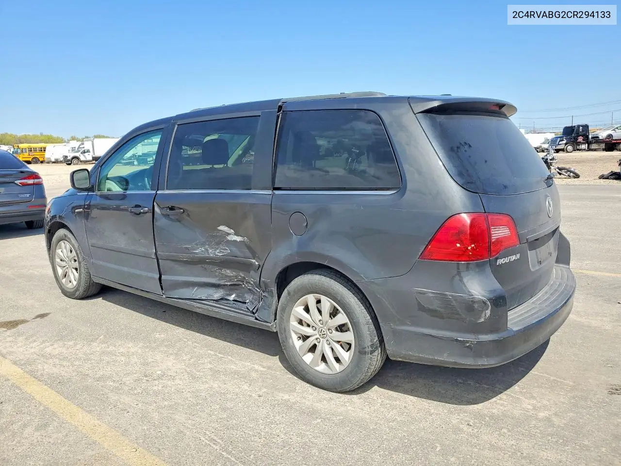2012 Volkswagen Routan VIN: 2C4RVABG2CR294133 Lot: 49277246
