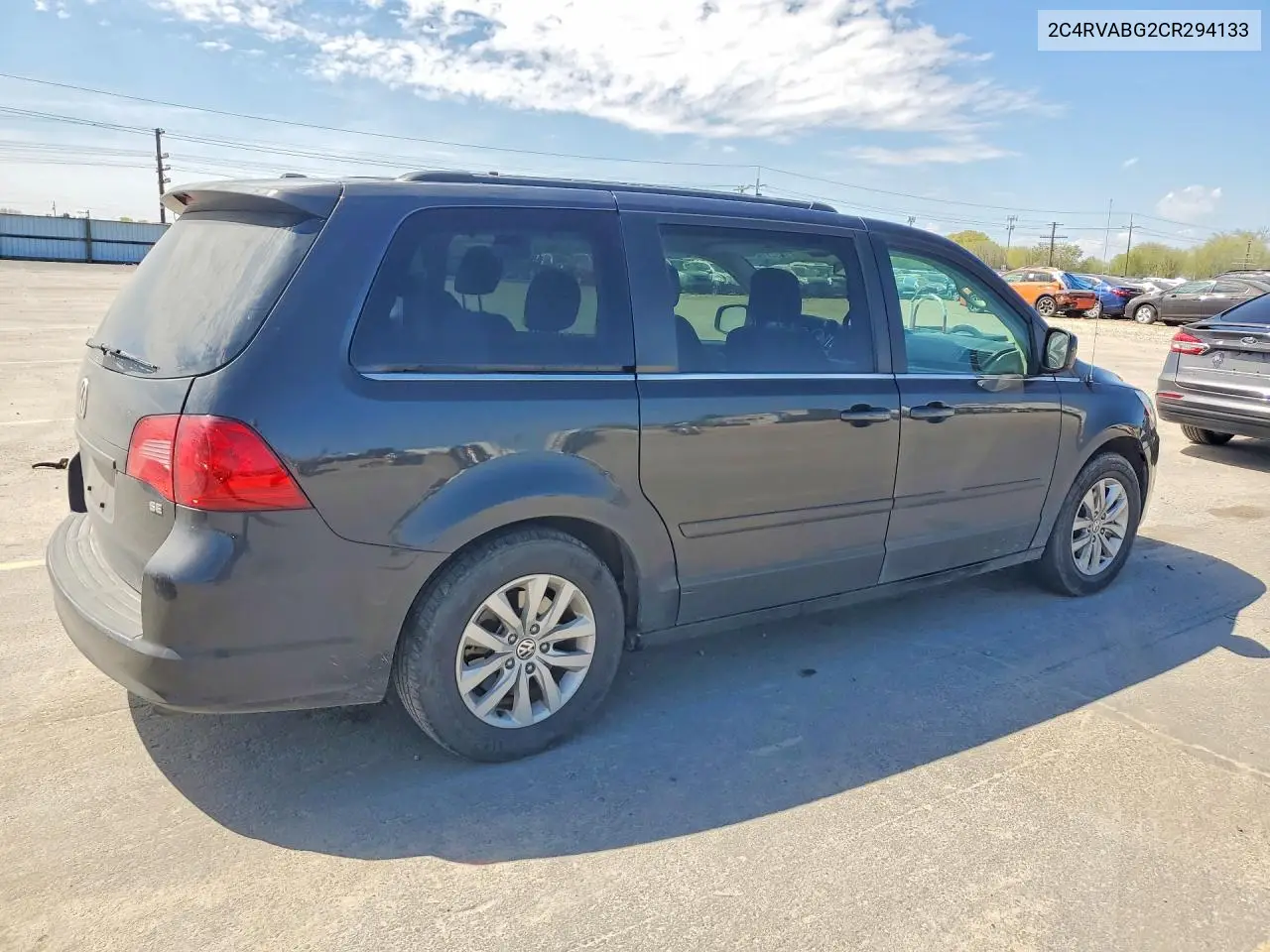 2012 Volkswagen Routan VIN: 2C4RVABG2CR294133 Lot: 49277246