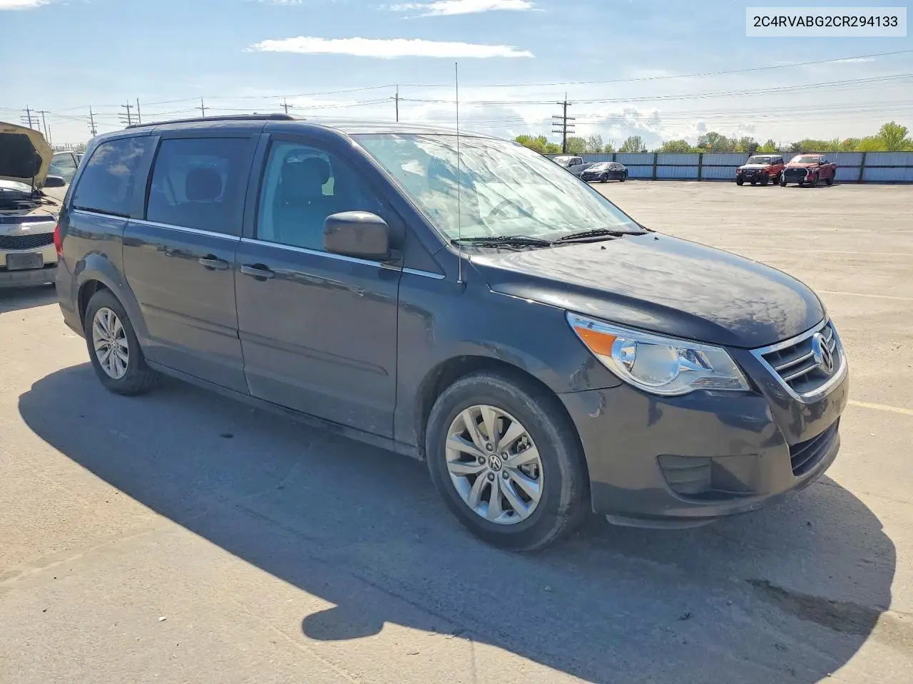2012 Volkswagen Routan VIN: 2C4RVABG2CR294133 Lot: 49277246