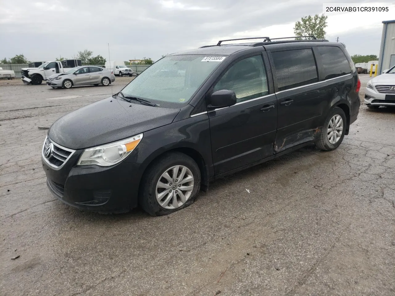 2012 Volkswagen Routan Se VIN: 2C4RVABG1CR391095 Lot: 51515584