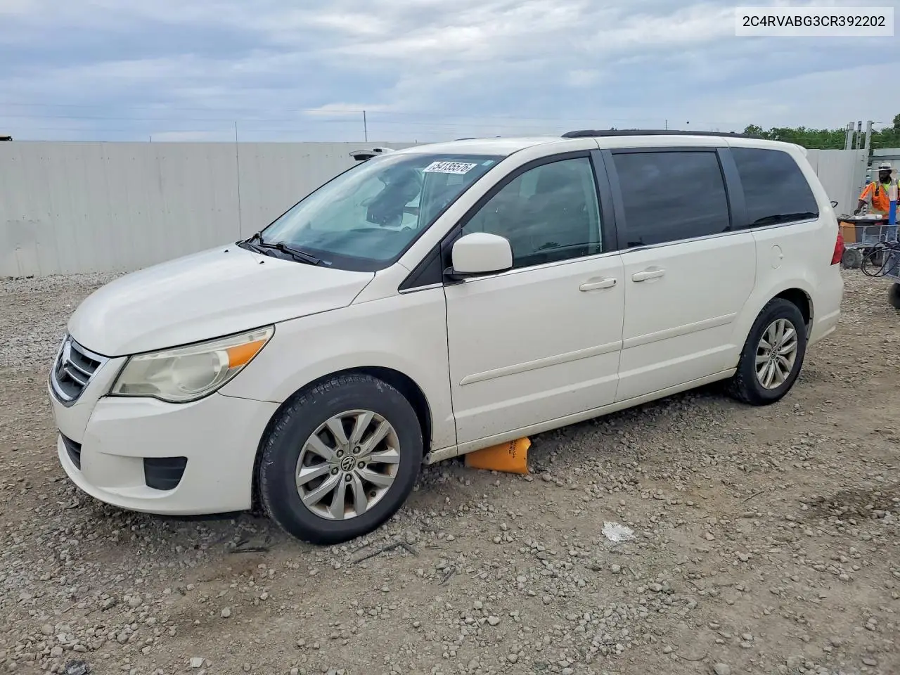 2012 Volkswagen Routan Se VIN: 2C4RVABG3CR392202 Lot: 54135576