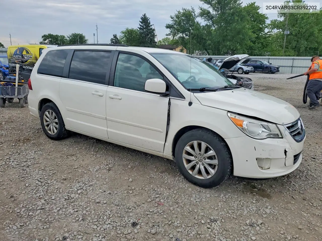 2012 Volkswagen Routan Se VIN: 2C4RVABG3CR392202 Lot: 54135576