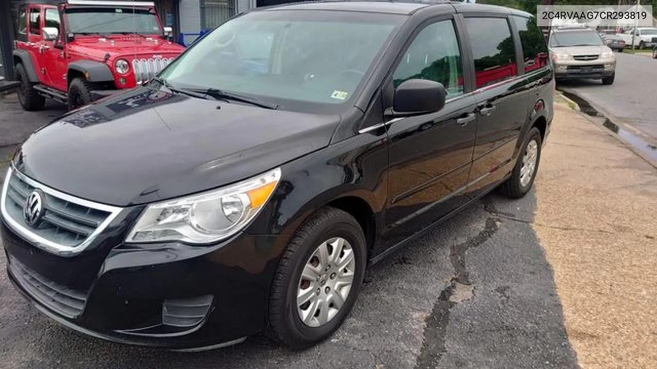 2012 Volkswagen Routan S VIN: 2C4RVAAG7CR293819 Lot: 56058762
