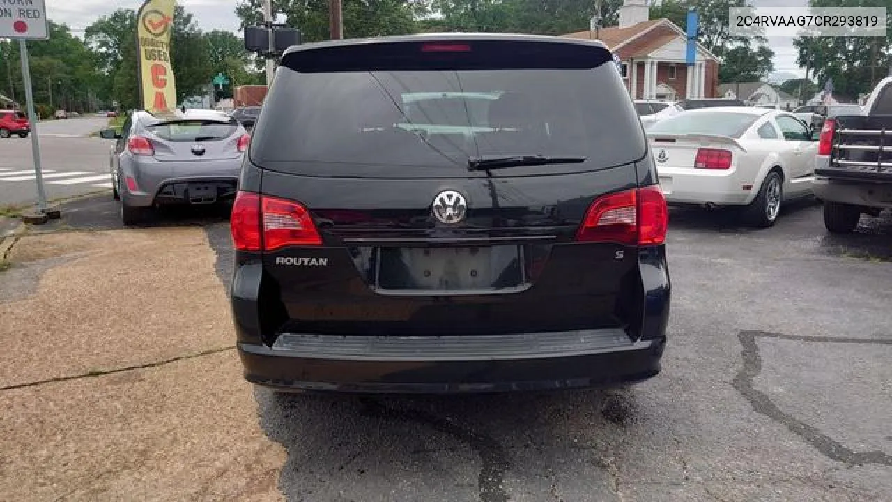 2012 Volkswagen Routan S VIN: 2C4RVAAG7CR293819 Lot: 56058762