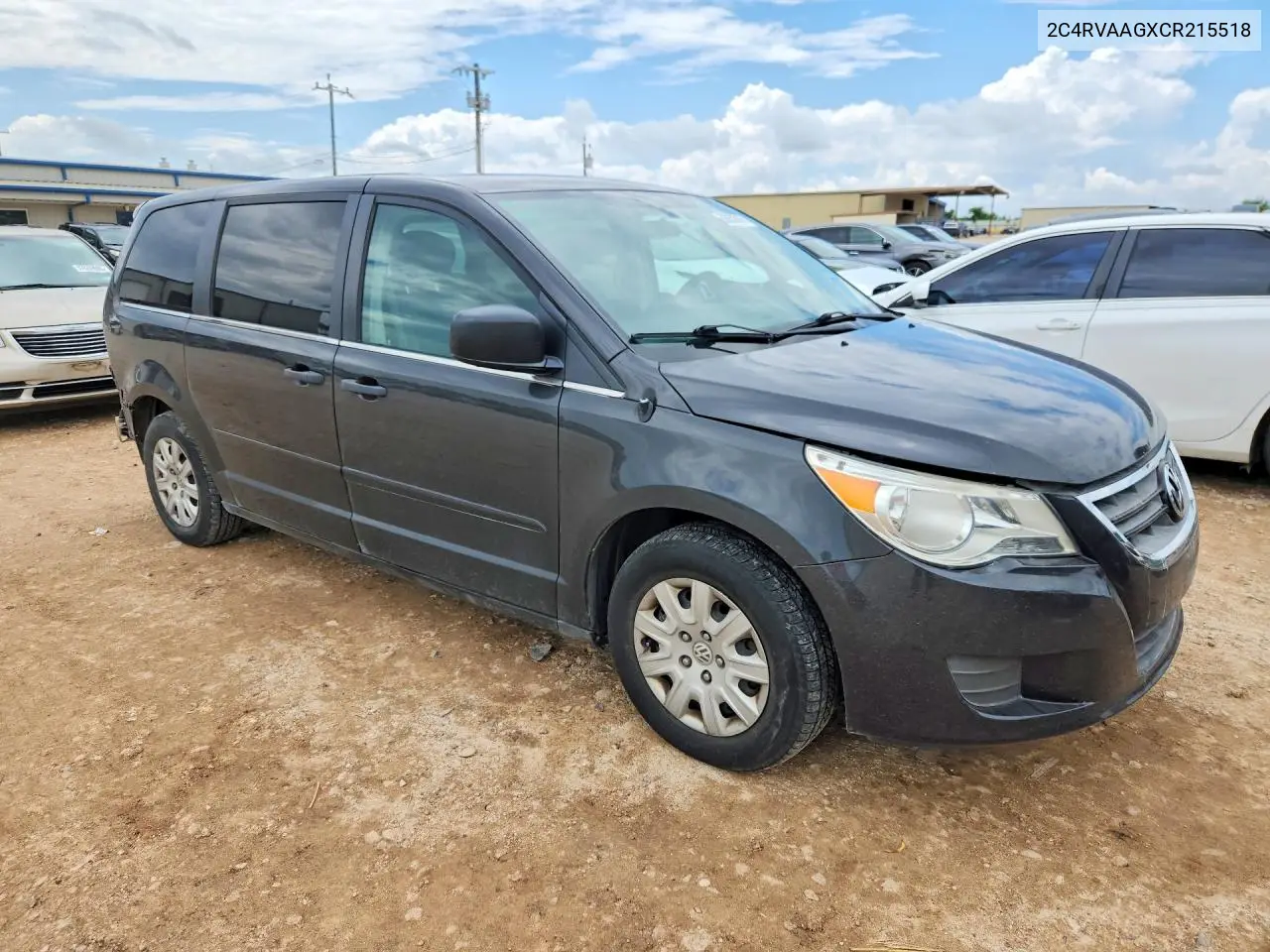 2012 Volkswagen Routan S VIN: 2C4RVAAGXCR215518 Lot: 56930816