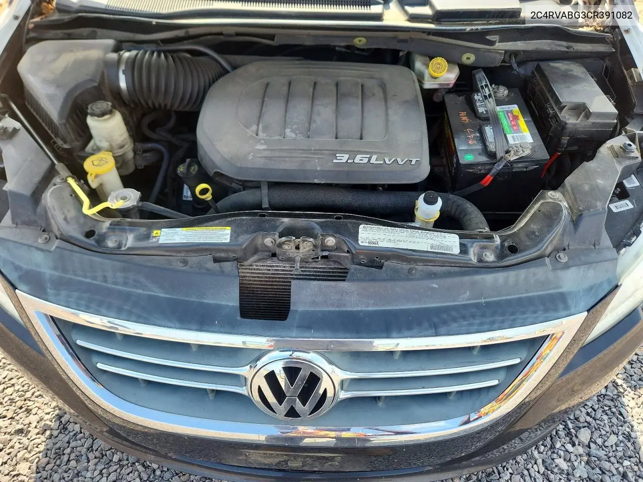 2012 Volk Routan Se VIN: 2C4RVABG3CR391082 Lot: 59335486