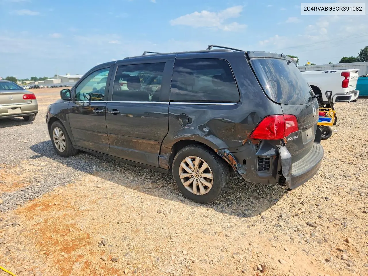 2012 Volk Routan Se VIN: 2C4RVABG3CR391082 Lot: 59335486