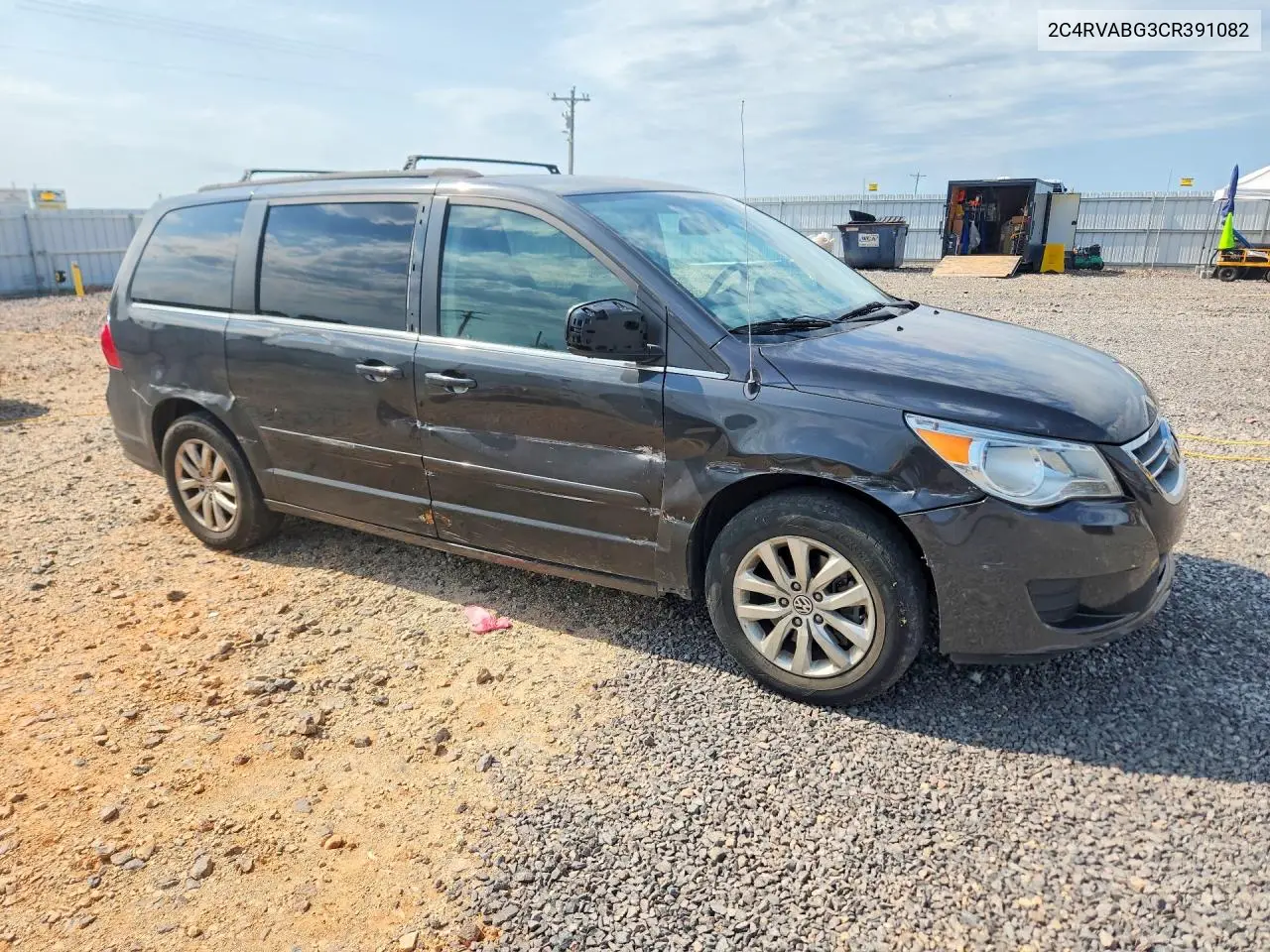 2012 Volk Routan Se VIN: 2C4RVABG3CR391082 Lot: 59335486