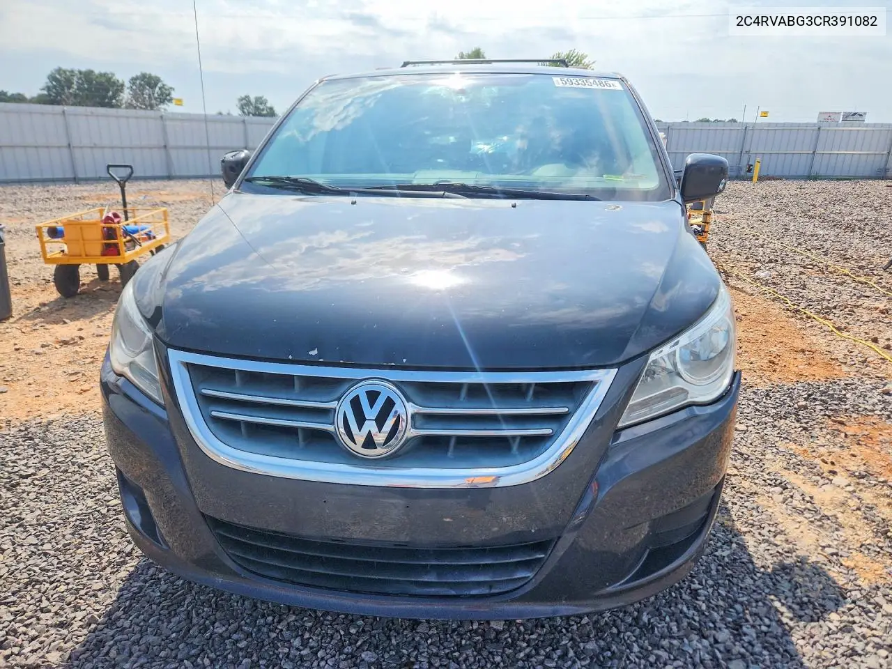 2012 Volk Routan Se VIN: 2C4RVABG3CR391082 Lot: 59335486