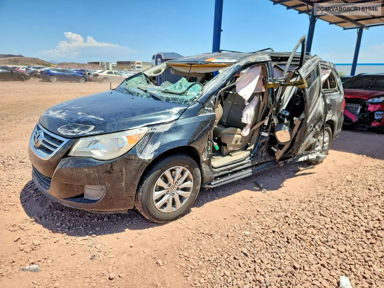 2012 Volkswagen Routan Se VIN: 2C4RVABG8CR151946 Lot: 59994246