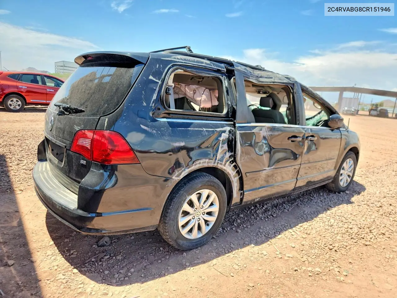 2012 Volkswagen Routan Se VIN: 2C4RVABG8CR151946 Lot: 59994246