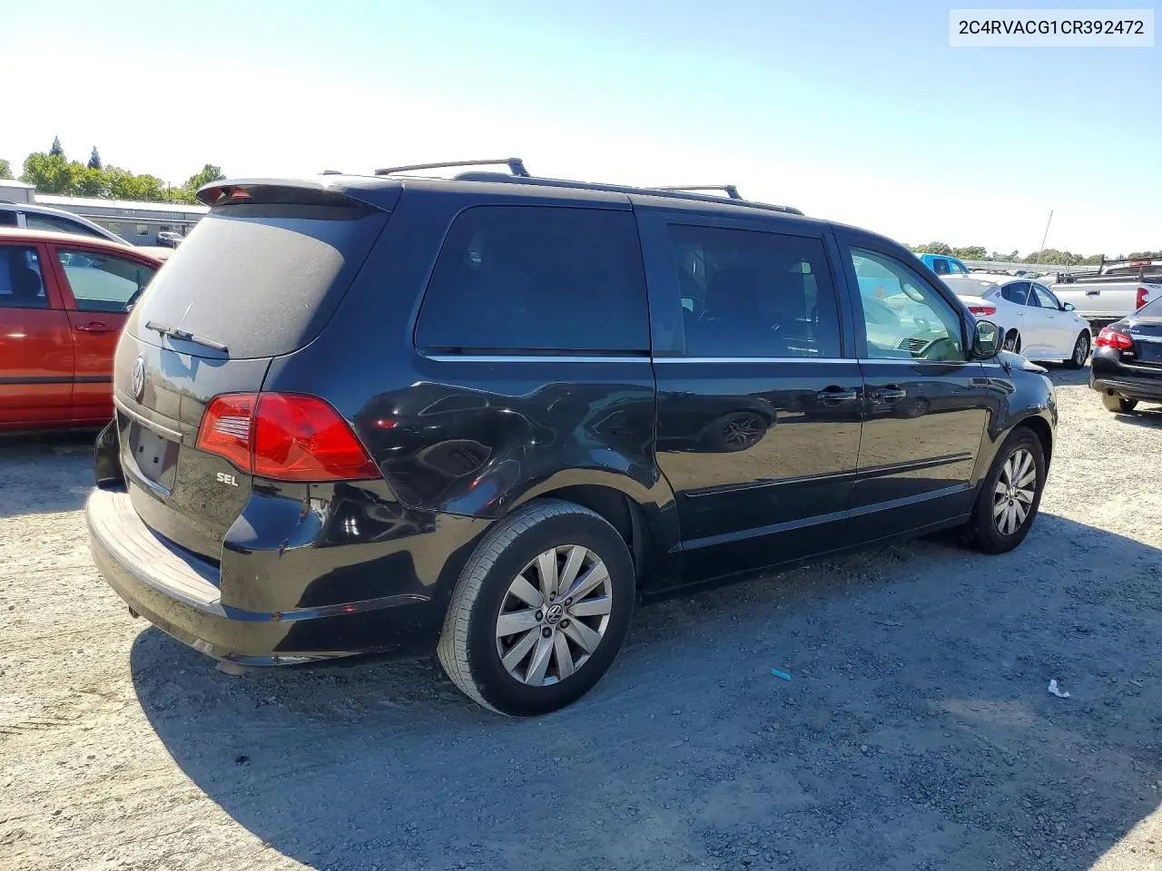 2012 Volkswagen Routan Sel VIN: 2C4RVACG1CR392472 Lot: 60016266