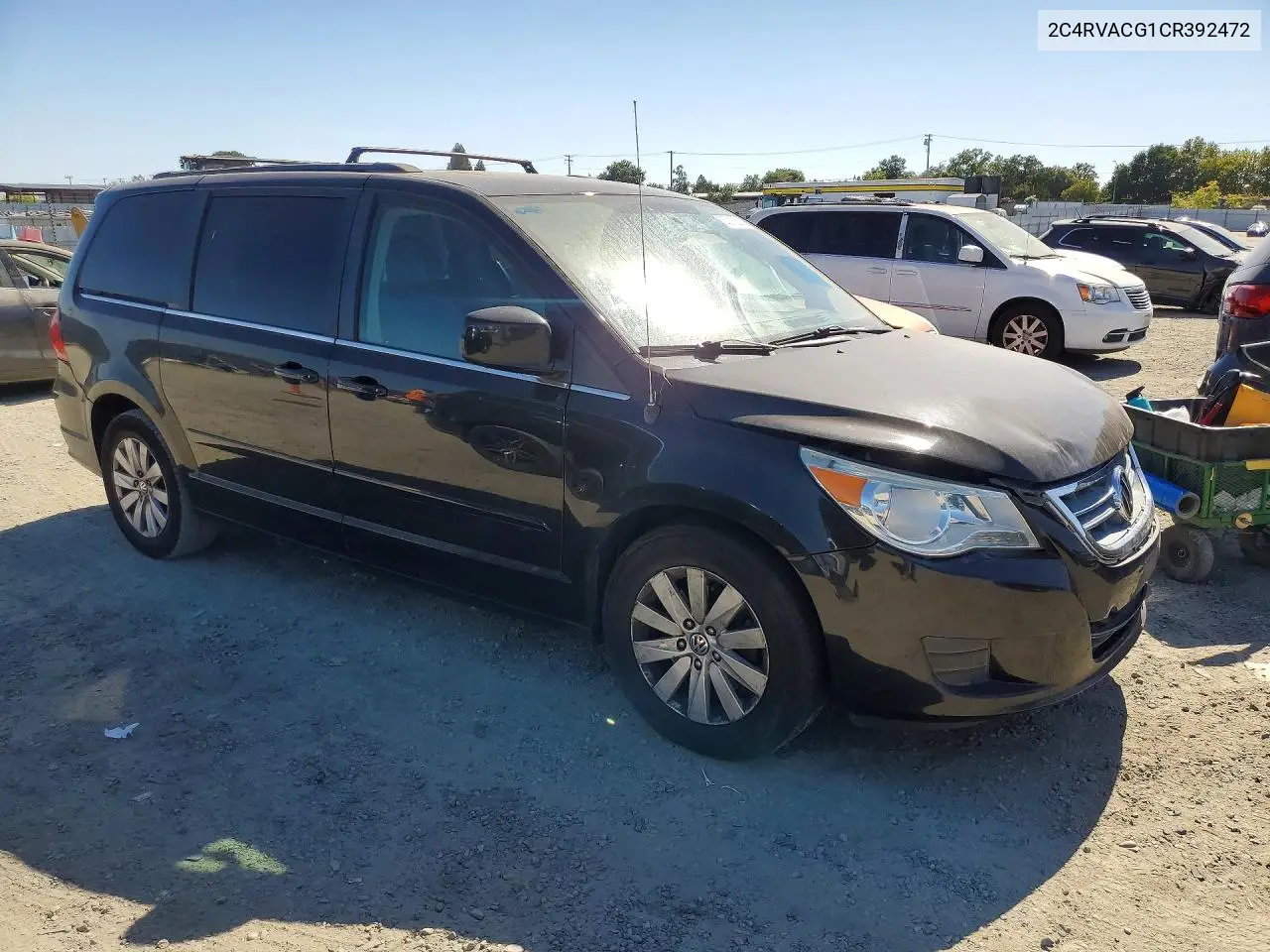 2012 Volkswagen Routan Sel VIN: 2C4RVACG1CR392472 Lot: 60016266