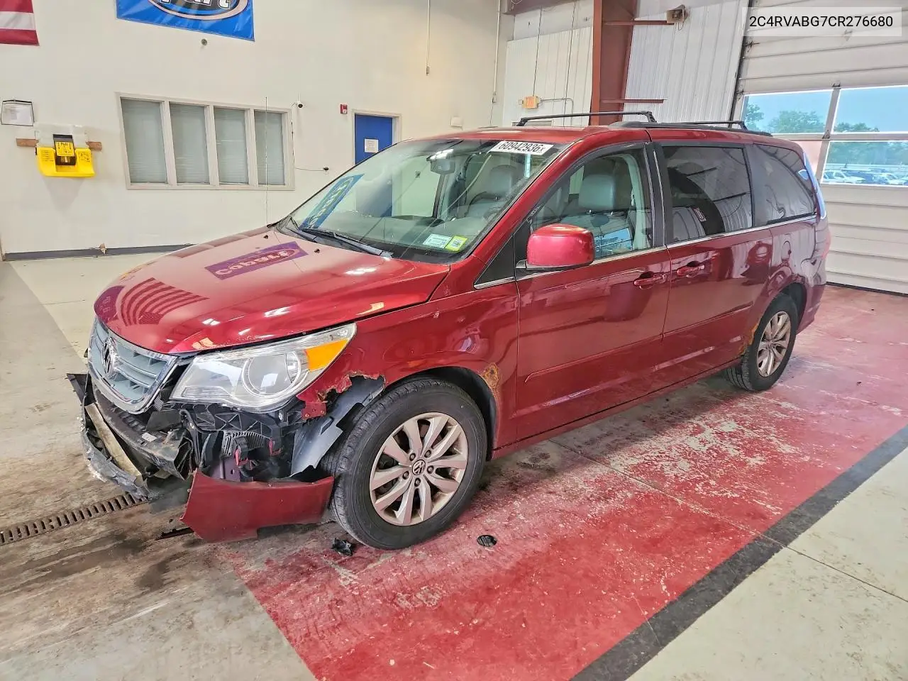 2012 Volkswagen Routan Se VIN: 2C4RVABG7CR276680 Lot: 60942936