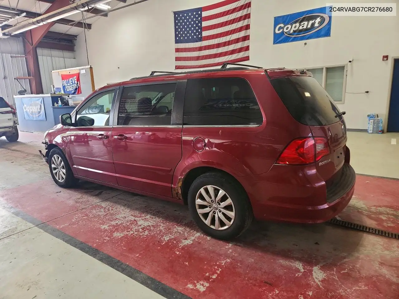 2012 Volkswagen Routan Se VIN: 2C4RVABG7CR276680 Lot: 60942936