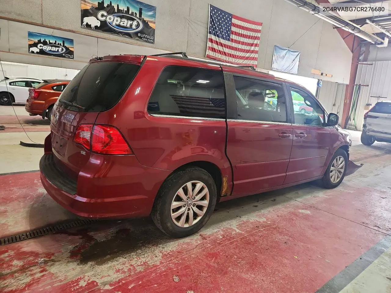 2012 Volkswagen Routan Se VIN: 2C4RVABG7CR276680 Lot: 60942936