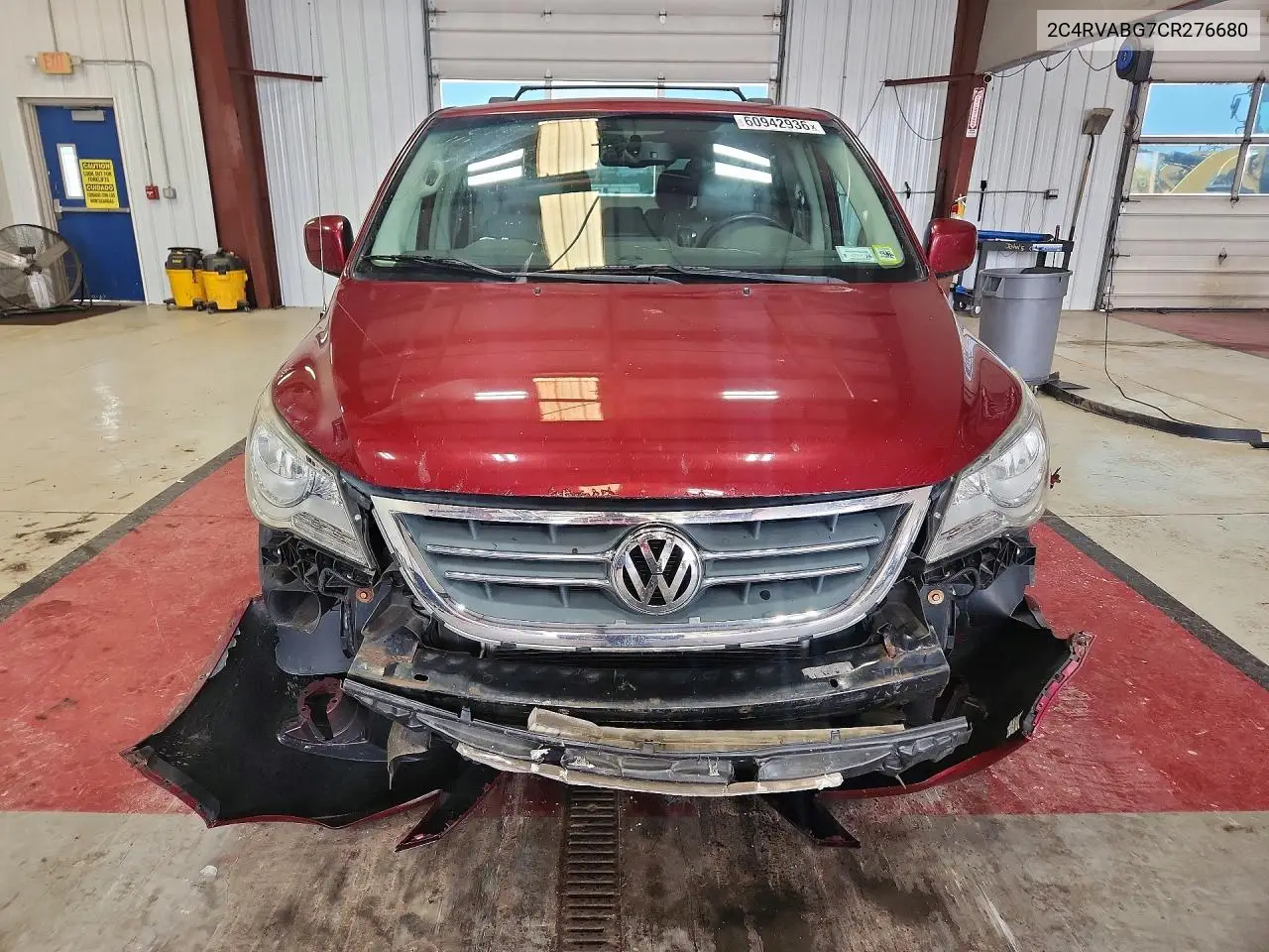 2012 Volkswagen Routan Se VIN: 2C4RVABG7CR276680 Lot: 60942936