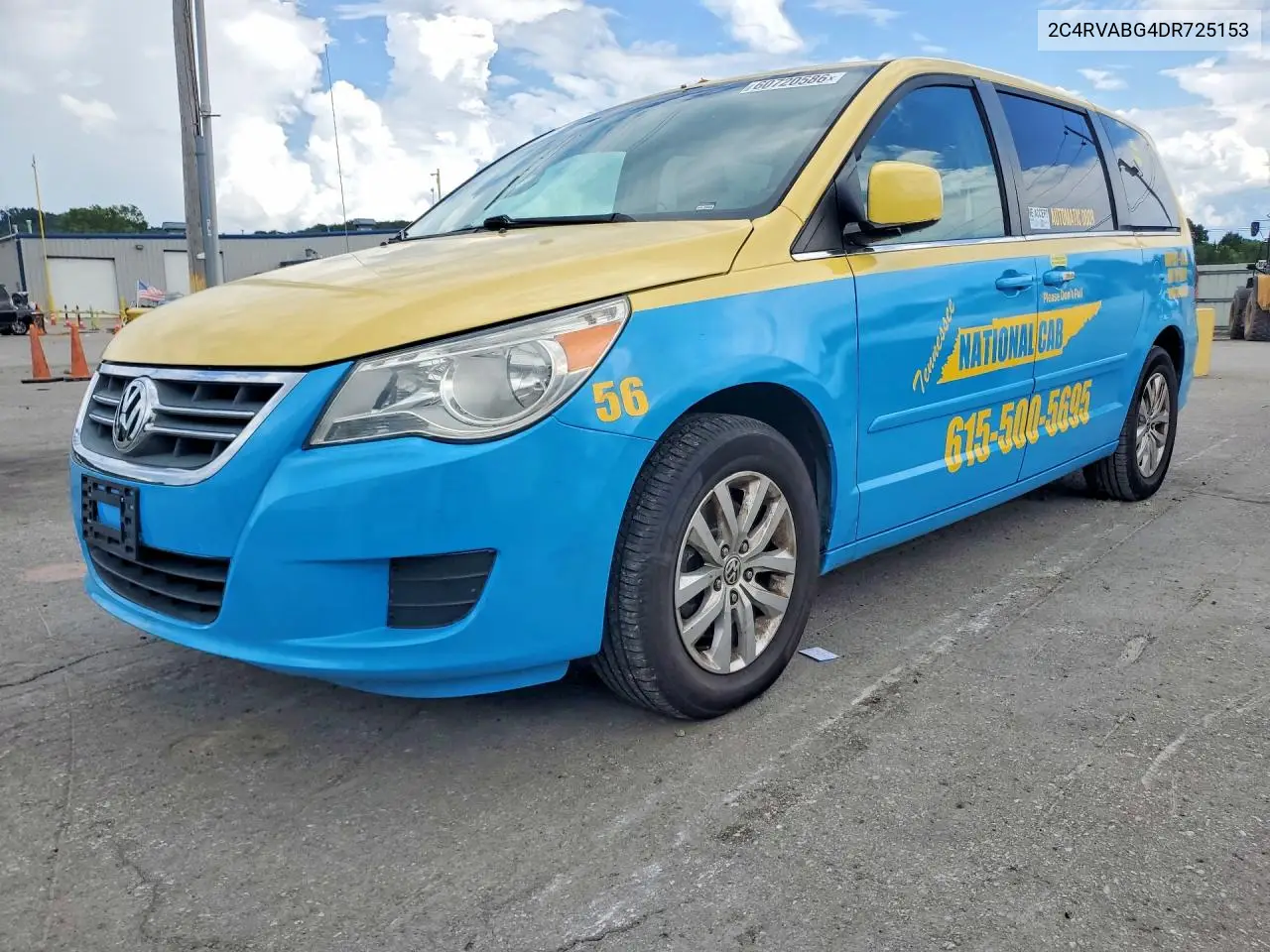 2013 Volkswagen Routan Se VIN: 2C4RVABG4DR725153 Lot: 60720586