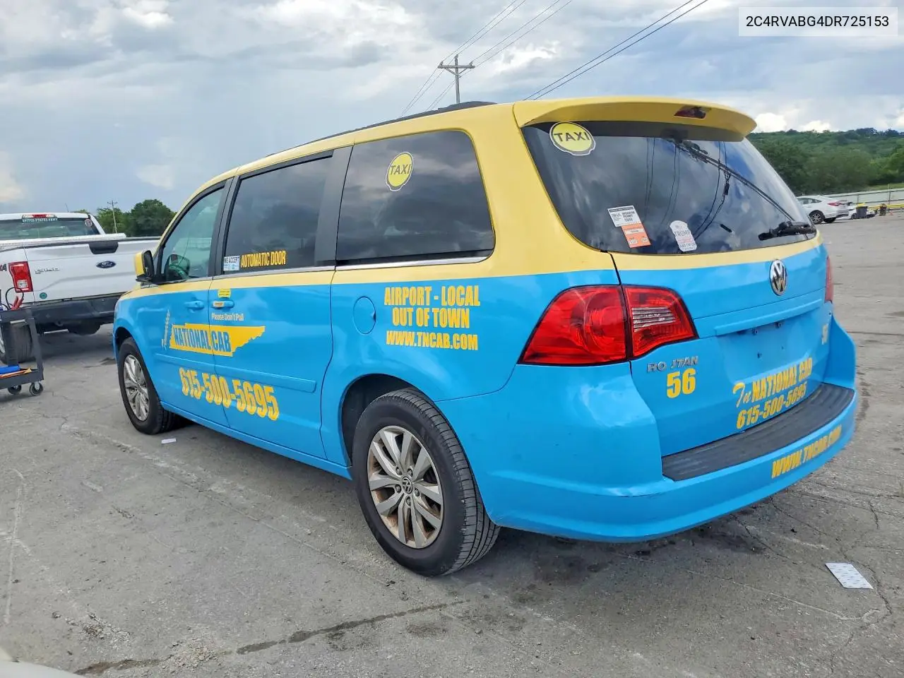 2013 Volkswagen Routan Se VIN: 2C4RVABG4DR725153 Lot: 60720586