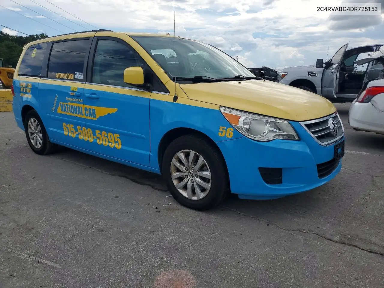 2013 Volkswagen Routan Se VIN: 2C4RVABG4DR725153 Lot: 60720586