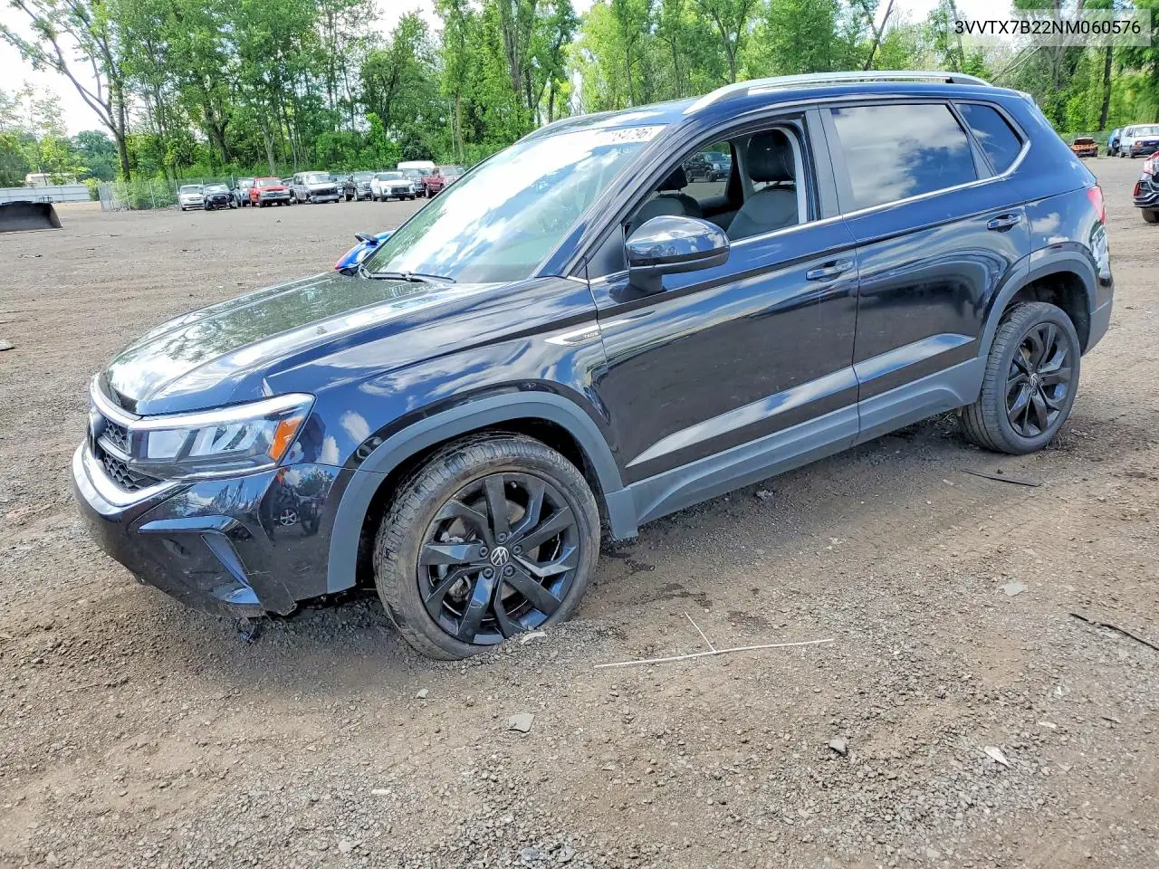 2022 Volkswagen Taos Se VIN: 3VVTX7B22NM060576 Lot: 56184796