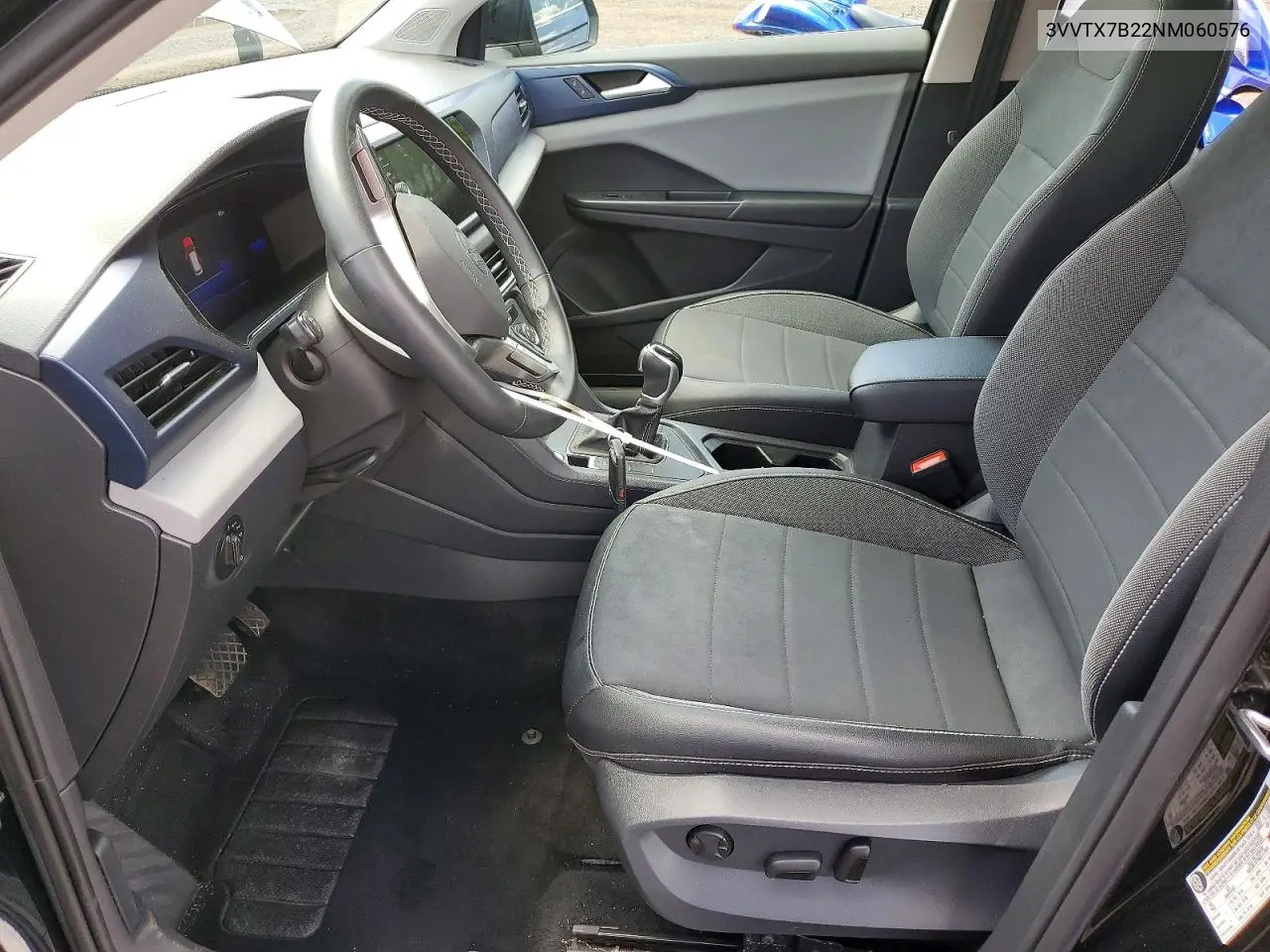 2022 Volkswagen Taos Se VIN: 3VVTX7B22NM060576 Lot: 56184796