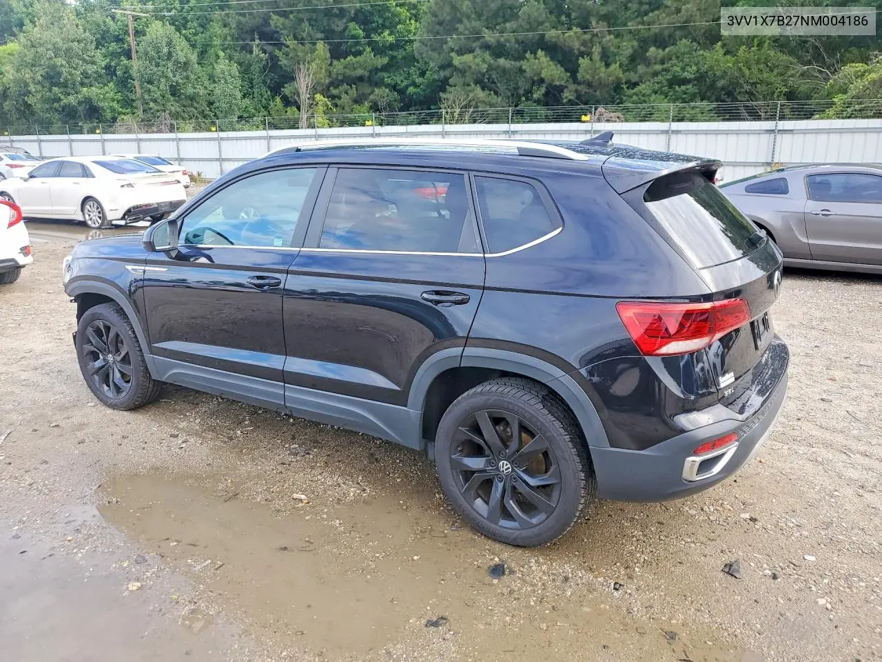 2022 Volkswagen Taos Sel VIN: 3VV1X7B27NM004186 Lot: 56508596