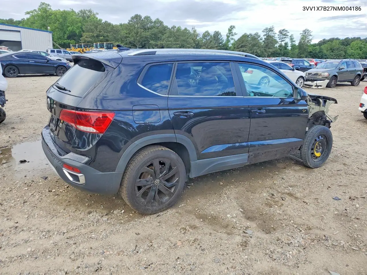 2022 Volkswagen Taos Sel VIN: 3VV1X7B27NM004186 Lot: 56508596
