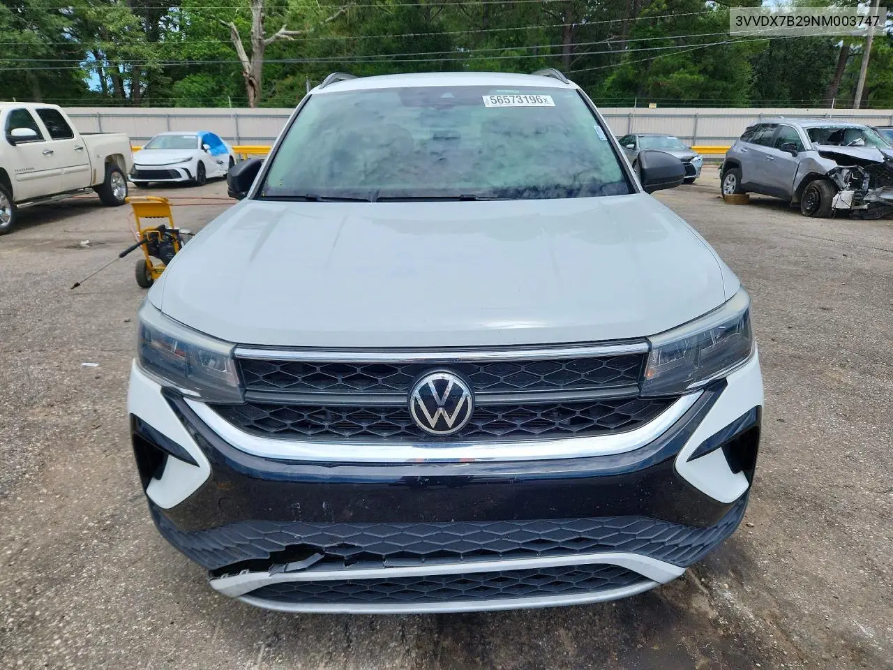 2022 Volkswagen Taos S VIN: 3VVDX7B29NM003747 Lot: 56573196