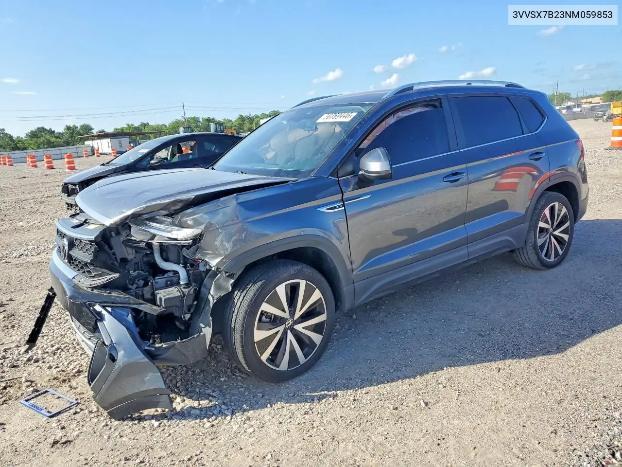 2022 Volkswagen Taos Se VIN: 3VVSX7B23NM059853 Lot: 56769446