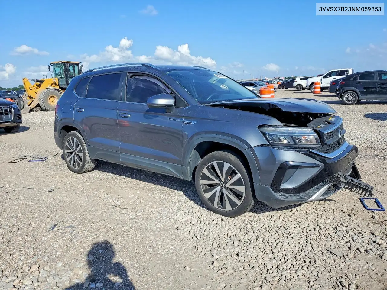 2022 Volkswagen Taos Se VIN: 3VVSX7B23NM059853 Lot: 56769446