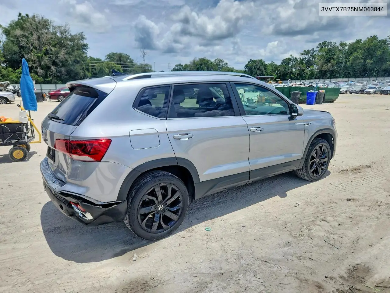 2022 Volkswagen Taos Se VIN: 3VVTX7B25NM063844 Lot: 56813136