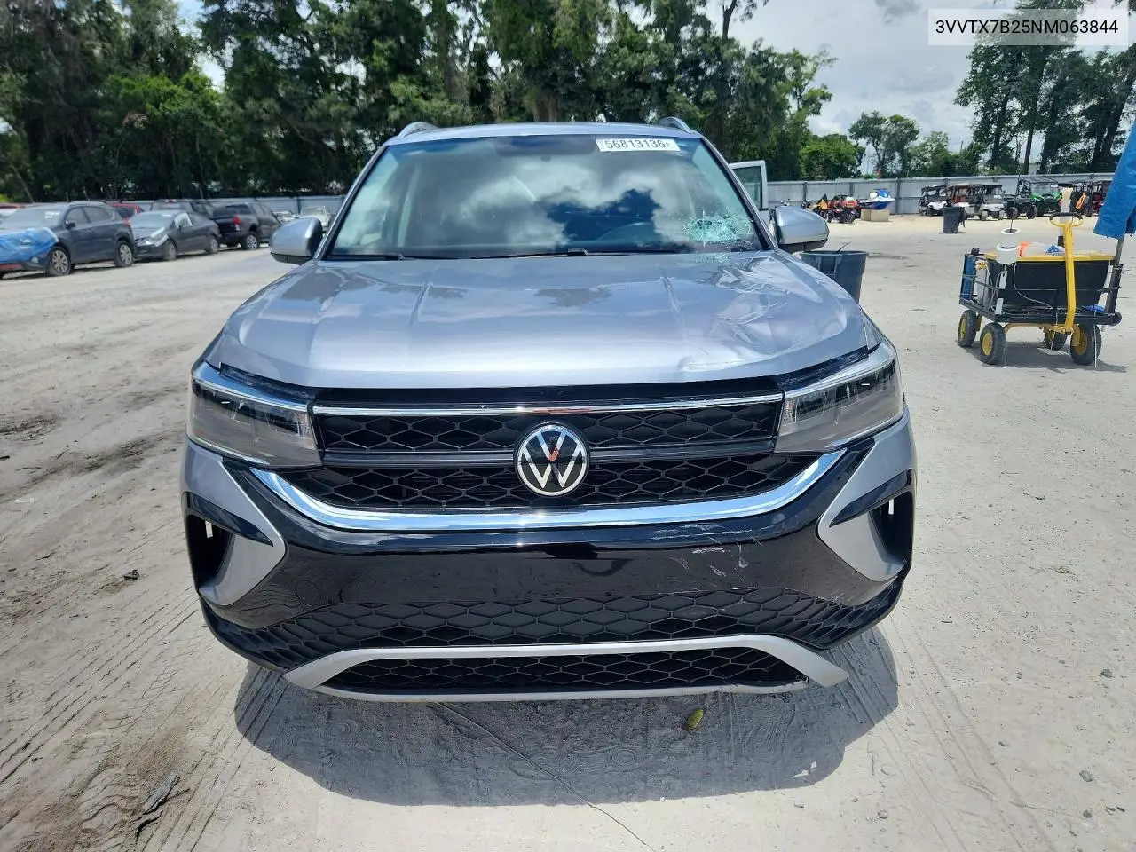 2022 Volkswagen Taos Se VIN: 3VVTX7B25NM063844 Lot: 56813136