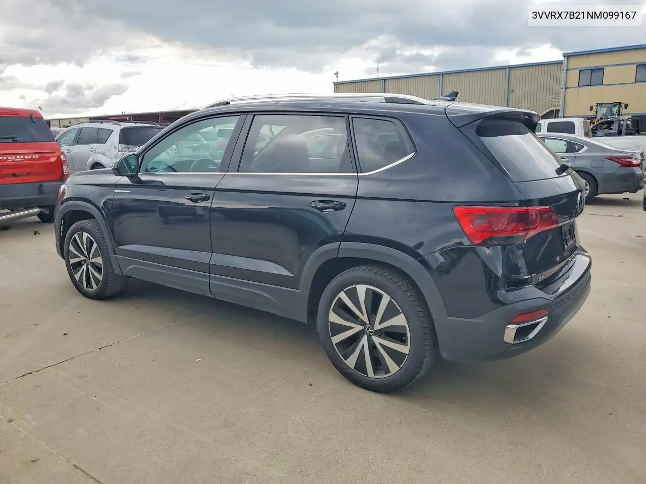 2022 Volkswagen Taos Se VIN: 3VVRX7B21NM099167 Lot: 57042826