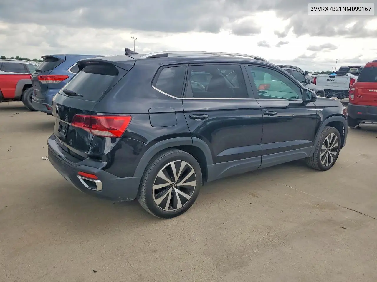 2022 Volkswagen Taos Se VIN: 3VVRX7B21NM099167 Lot: 57042826