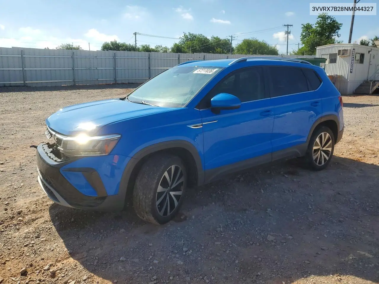 2022 Volkswagen Taos Se VIN: 3VVRX7B28NM044327 Lot: 57213036