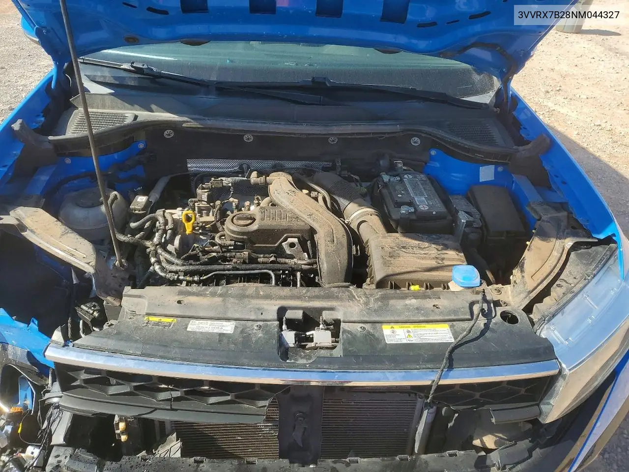 2022 Volkswagen Taos Se VIN: 3VVRX7B28NM044327 Lot: 57213036