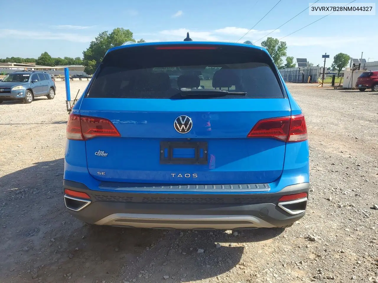 2022 Volkswagen Taos Se VIN: 3VVRX7B28NM044327 Lot: 57213036