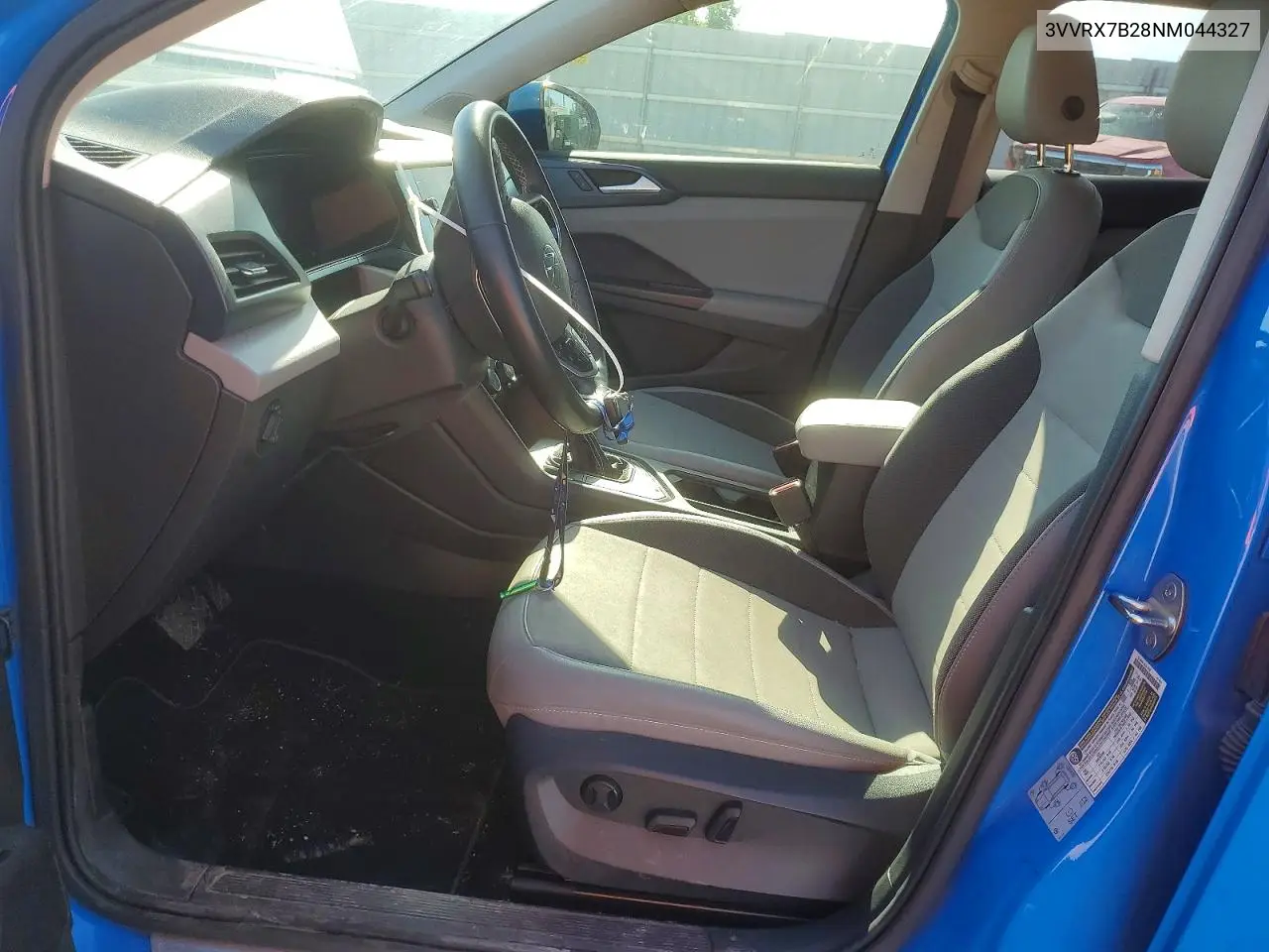 2022 Volkswagen Taos Se VIN: 3VVRX7B28NM044327 Lot: 57213036