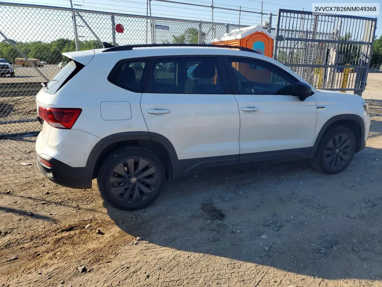 2022 Volkswagen Taos S VIN: 3VVCX7B26NM049368 Lot: 57418826