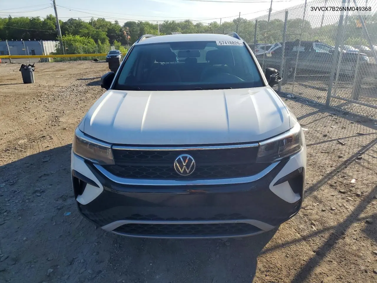 2022 Volkswagen Taos S VIN: 3VVCX7B26NM049368 Lot: 57418826