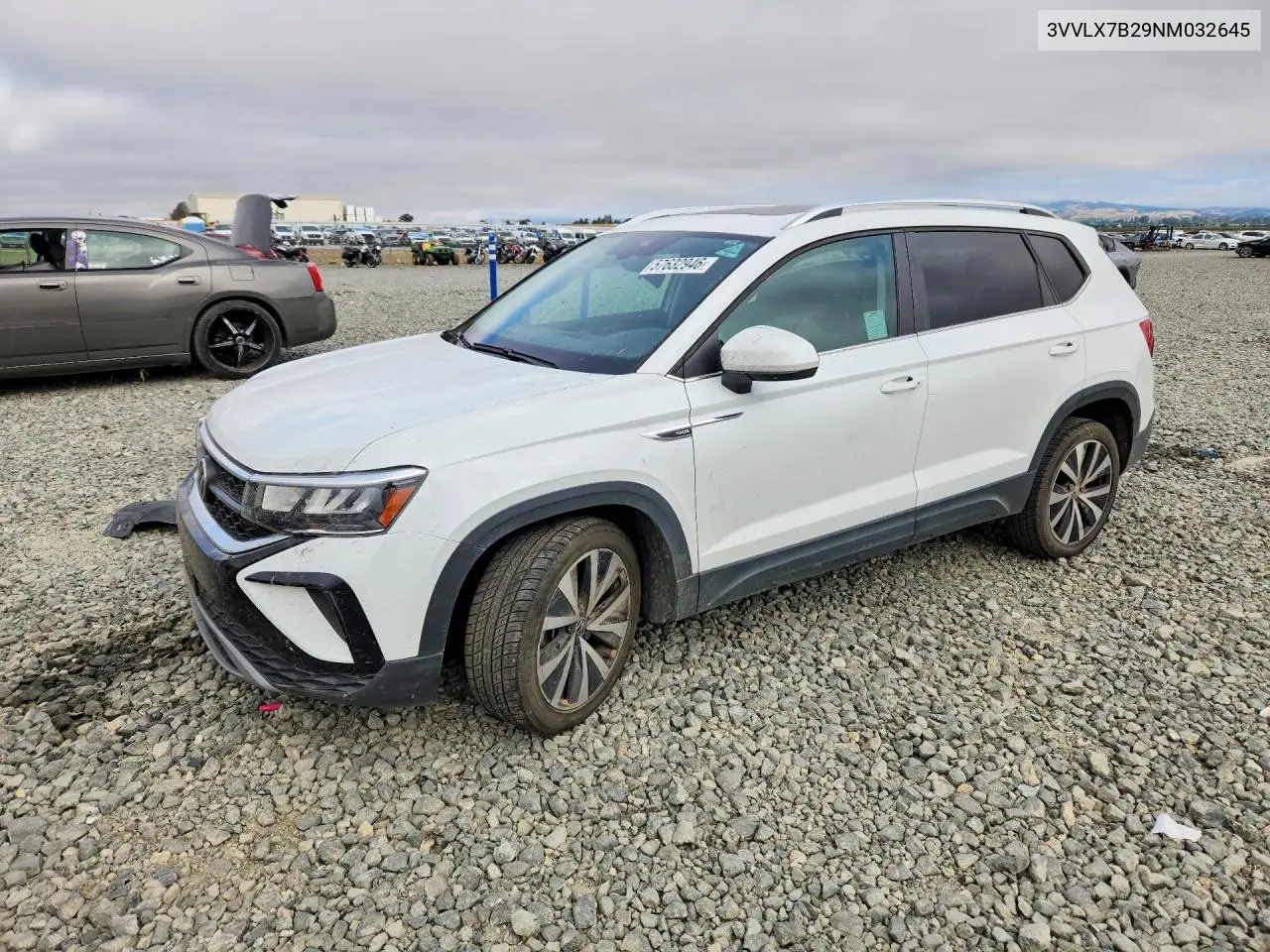 2022 Volkswagen Taos Se Iq Drive VIN: 3VVLX7B29NM032645 Lot: 57632946