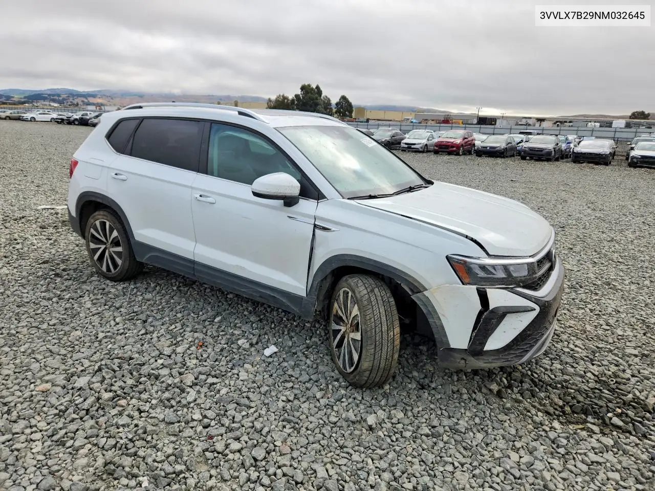 2022 Volkswagen Taos Se Iq Drive VIN: 3VVLX7B29NM032645 Lot: 57632946