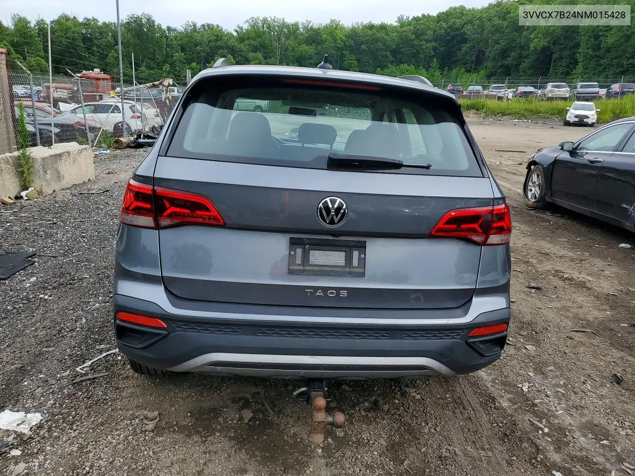 2022 Volkswagen Taos S VIN: 3VVCX7B24NM015428 Lot: 58160266