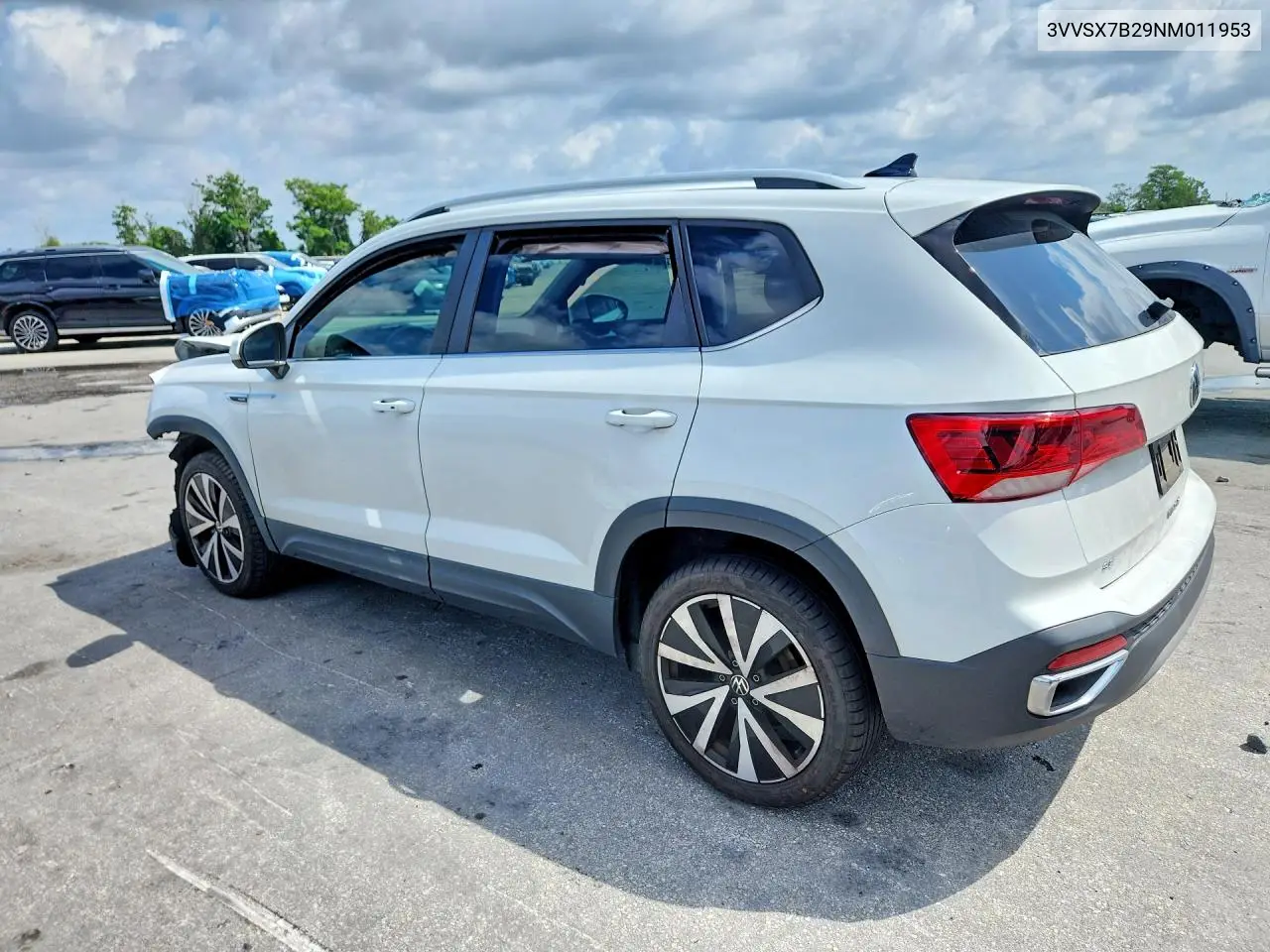2022 Volkswagen Taos Se VIN: 3VVSX7B29NM011953 Lot: 58189546