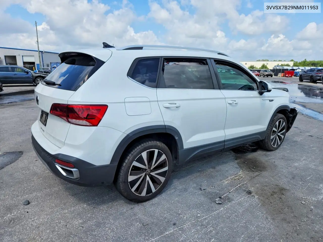 2022 Volkswagen Taos Se VIN: 3VVSX7B29NM011953 Lot: 58189546