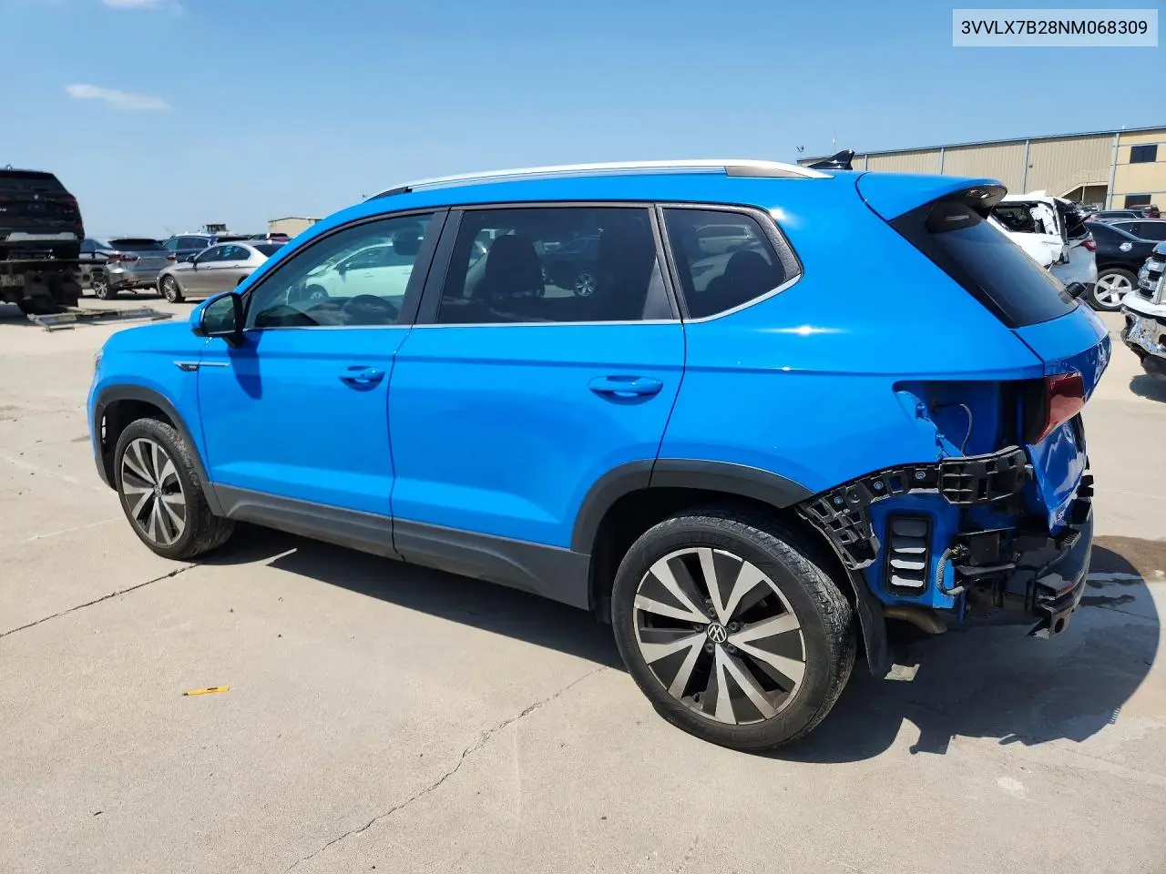 2022 Volkswagen Taos Se Iq Drive VIN: 3VVLX7B28NM068309 Lot: 58236106